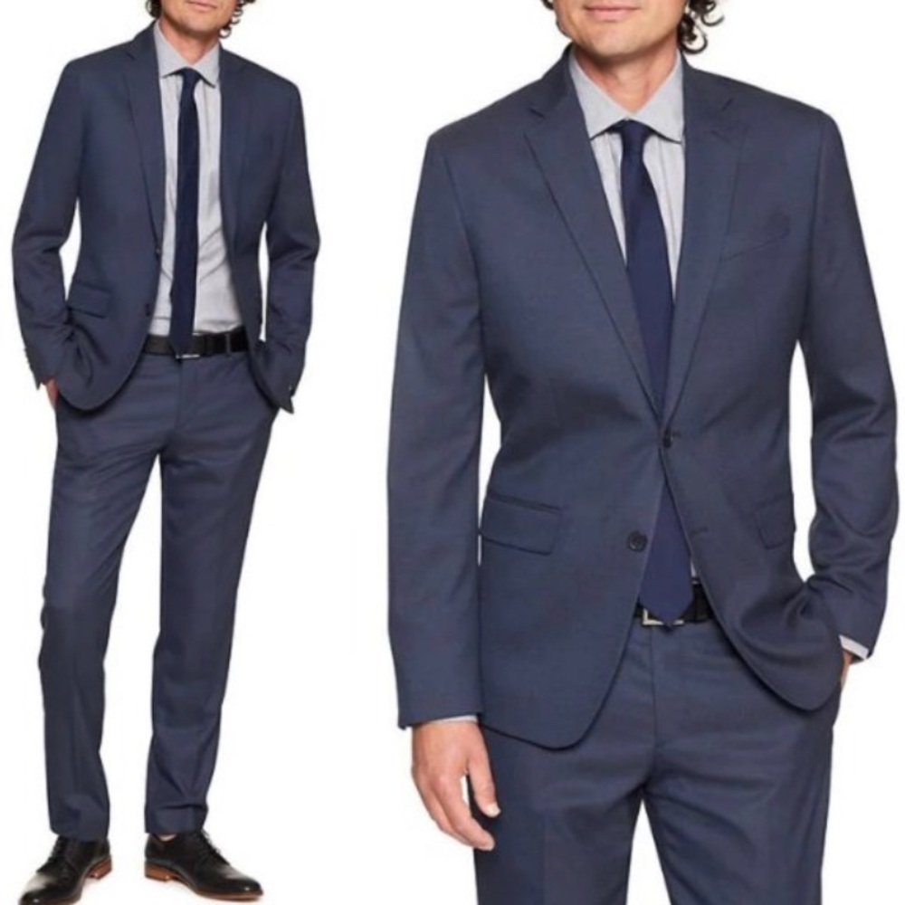 Banana Republic Slim-fit Plaid Blazer